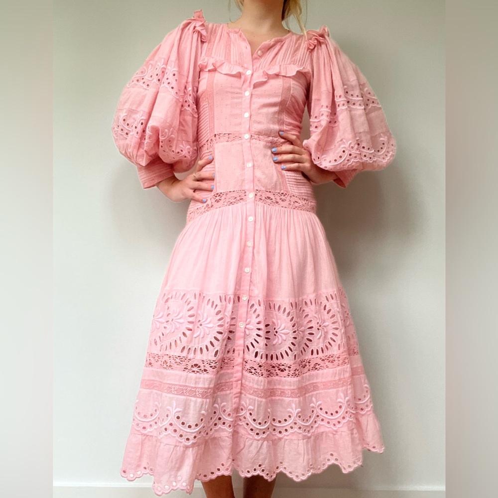 Loveshackfancy titania midi dress